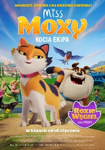 Plakat wydarzenia: Miss Moxy. Kocia ekipa -dubbing 